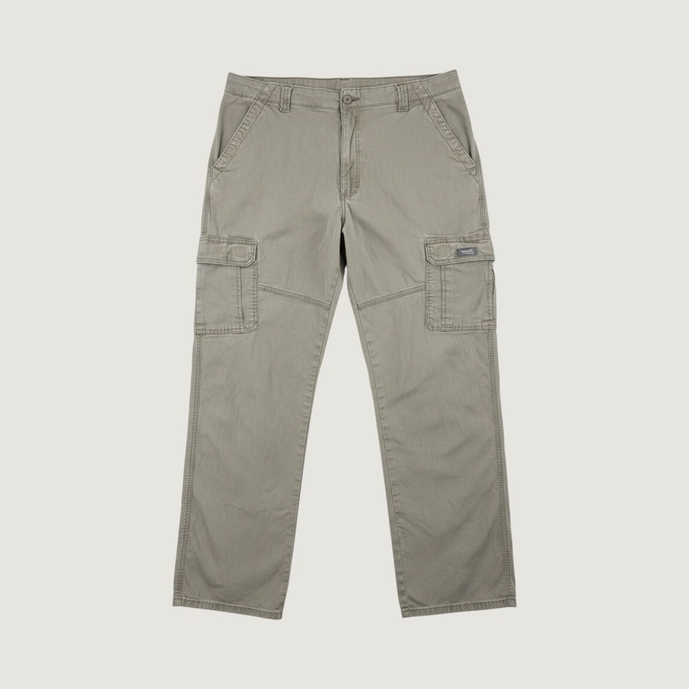 Wrangler Mens Relaxed Fit Cargo Pants Khaki Color 38x32 1070ABWBY